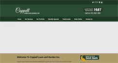 Desktop Screenshot of coppelllawnandgarden.com
